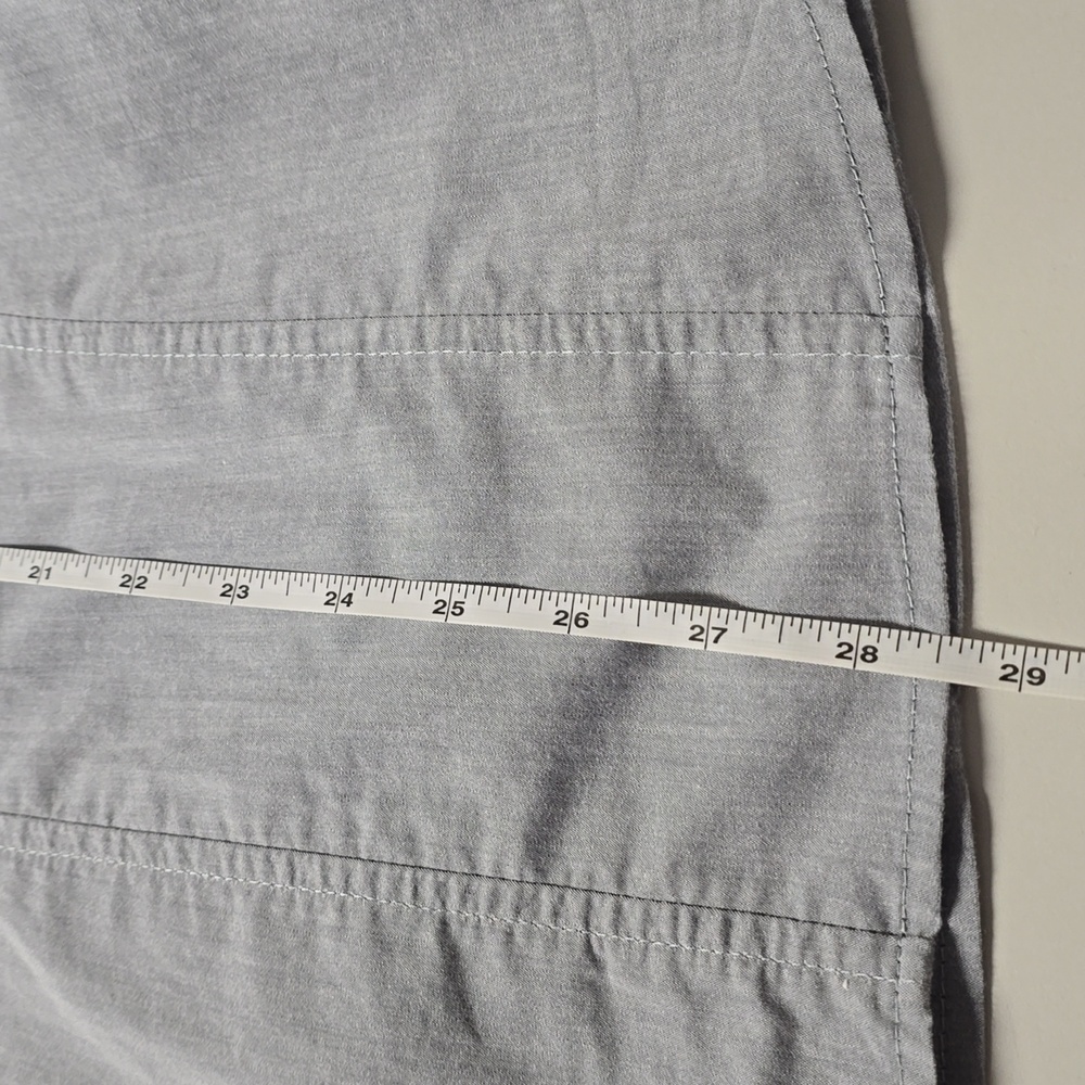 Fashion Bug Button-down Gray Shirt, 3X - Picture 10 of 10